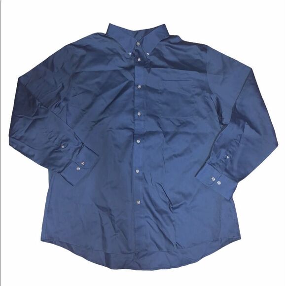 The Outfitters By Lands’ End Button Front Shirt - Picture 1 of 6